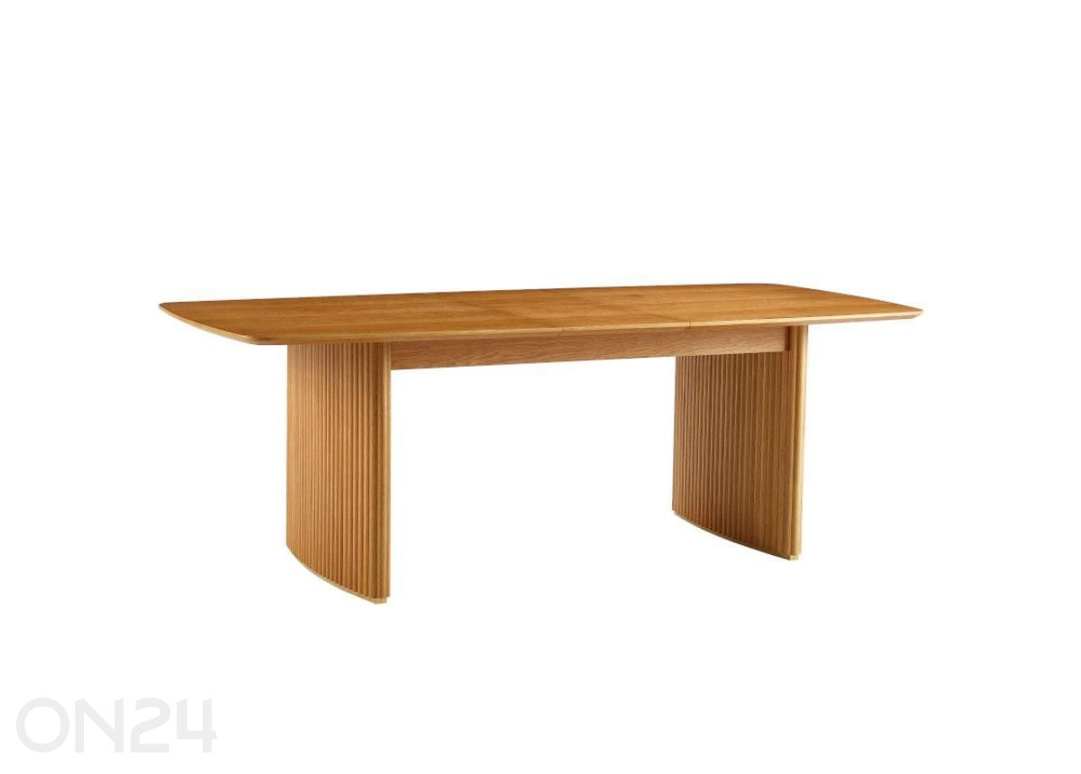 Pikendatav söögilaud Hodee 100x180/220 cm, tamm suurendatud