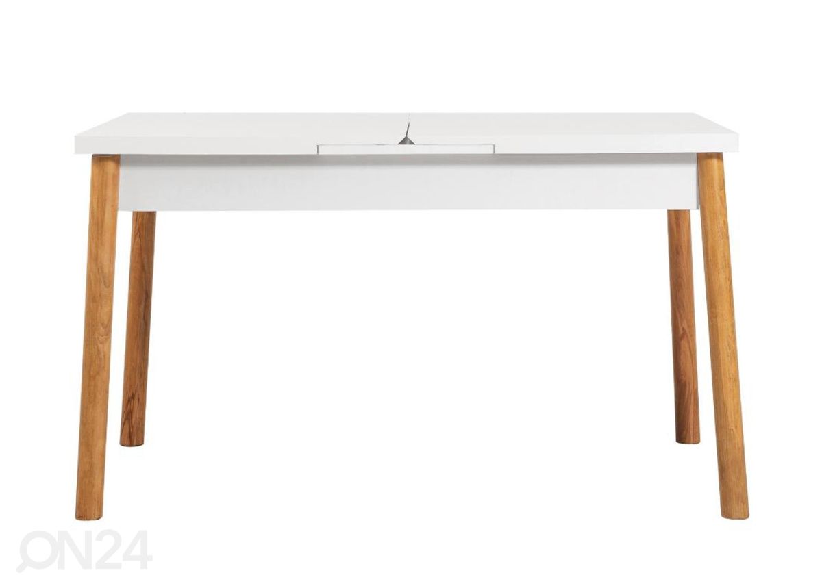 Pikendatav söögilaud Juta 120-150x75 cm suurendatud