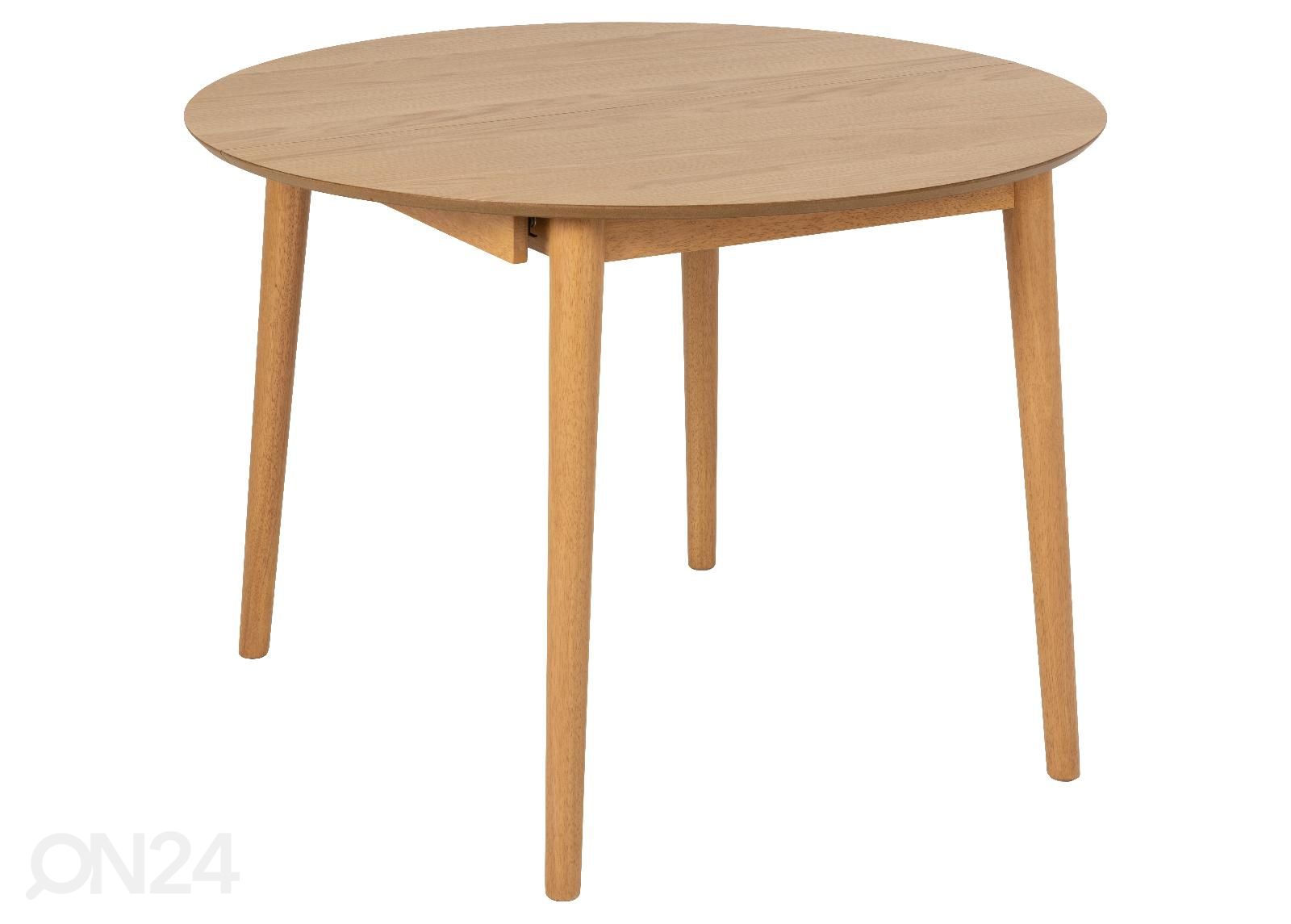 Pikendatav söögilaud Monz Ø115/154 cm suurendatud