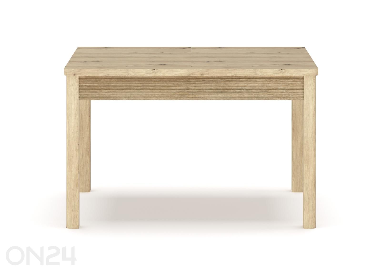Pikendatav söögilaud Moris 80x120/160 cm suurendatud