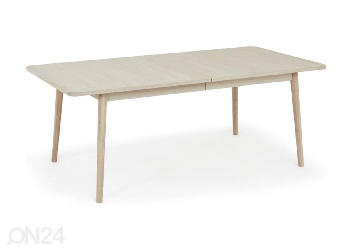 Pikendatav söögilaud Nyborg 200/300×100 cm suurendatud