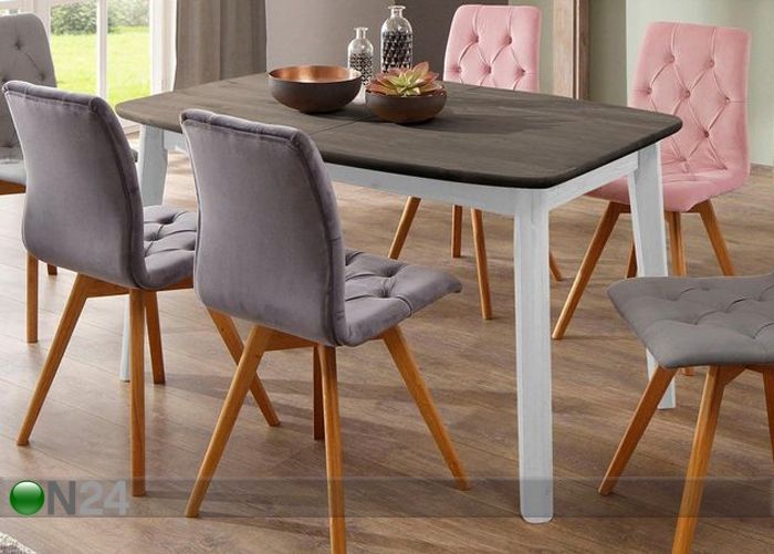 Pikendatav söögilaud Palermo 140-180x90 cm suurendatud