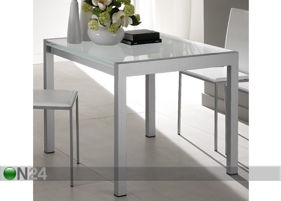 Pikendatav söögilaud Planet 90x90-180 cm suurendatud