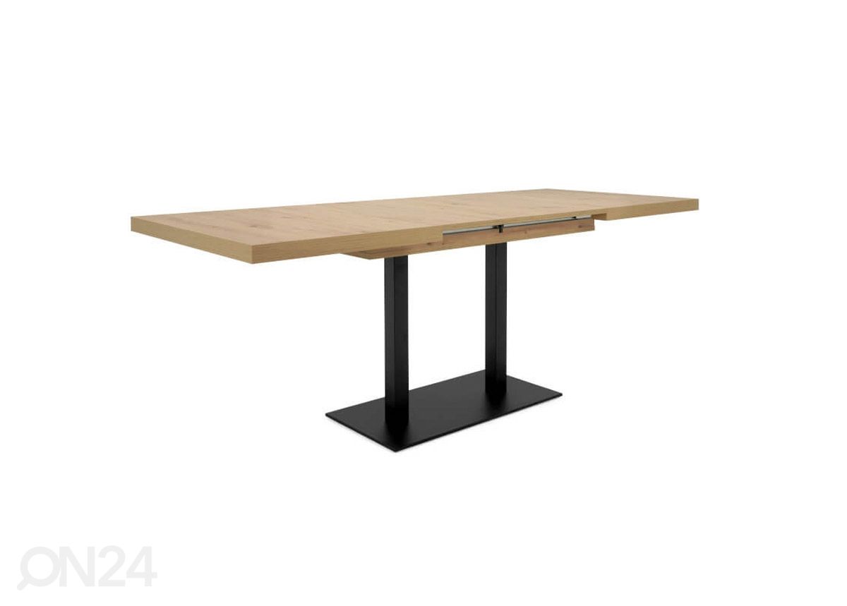 Pikendatav söögilaud Quadrato 120/200x80 cm suurendatud