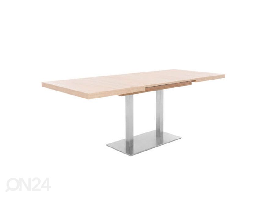 Pikendatav söögilaud Quadrato 120/200x80 cm suurendatud