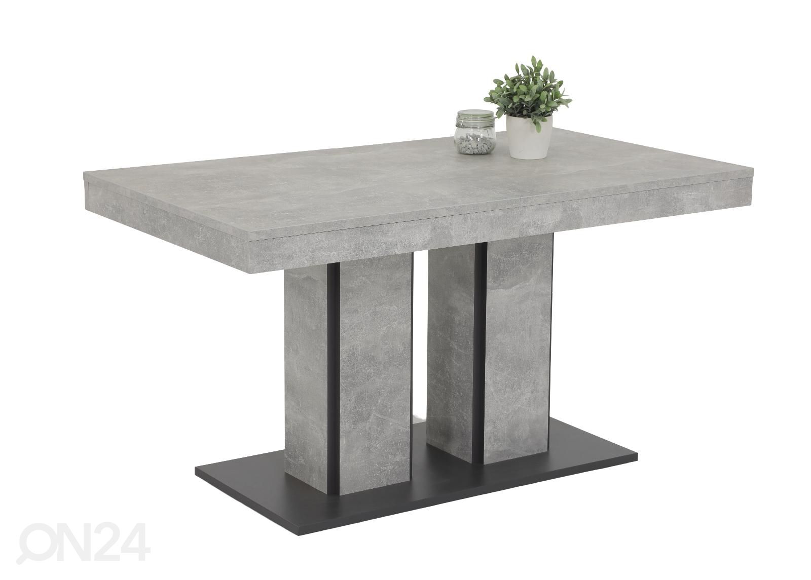 Pikendatav söögilaud Rose 80x140-180 cm suurendatud