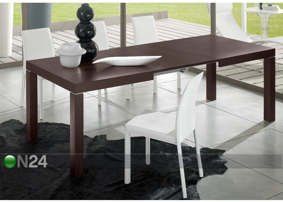 Pikendatav söögilaud Sirio 90x160-320 cm suurendatud