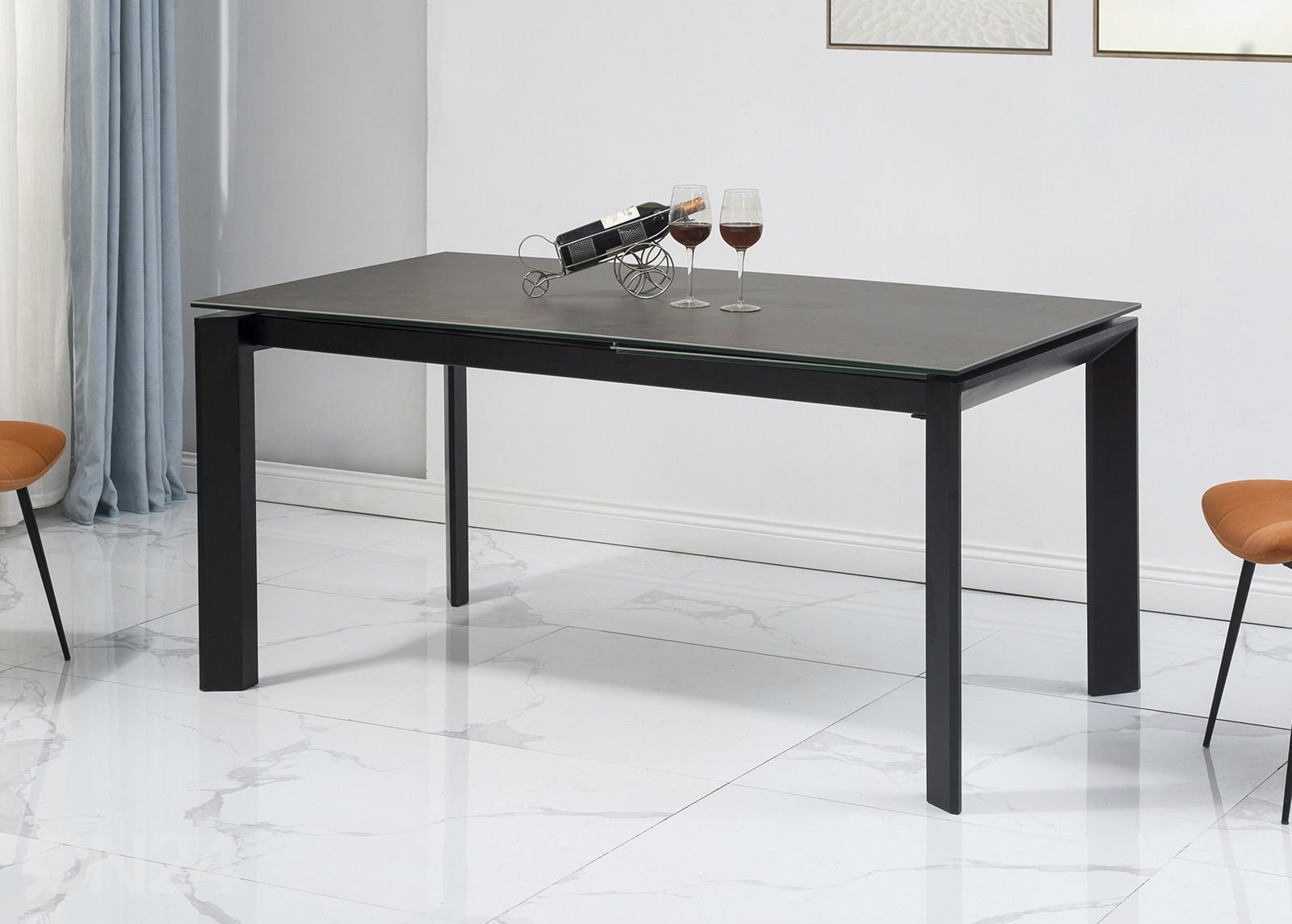 Pikendatav söögilaud Tische 160-220x90 cm suurendatud