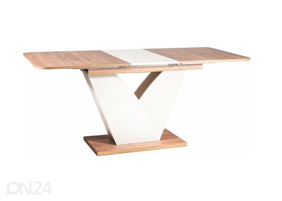 Pikendatav söögilaud Vitharr 140-180x80 cm suurendatud