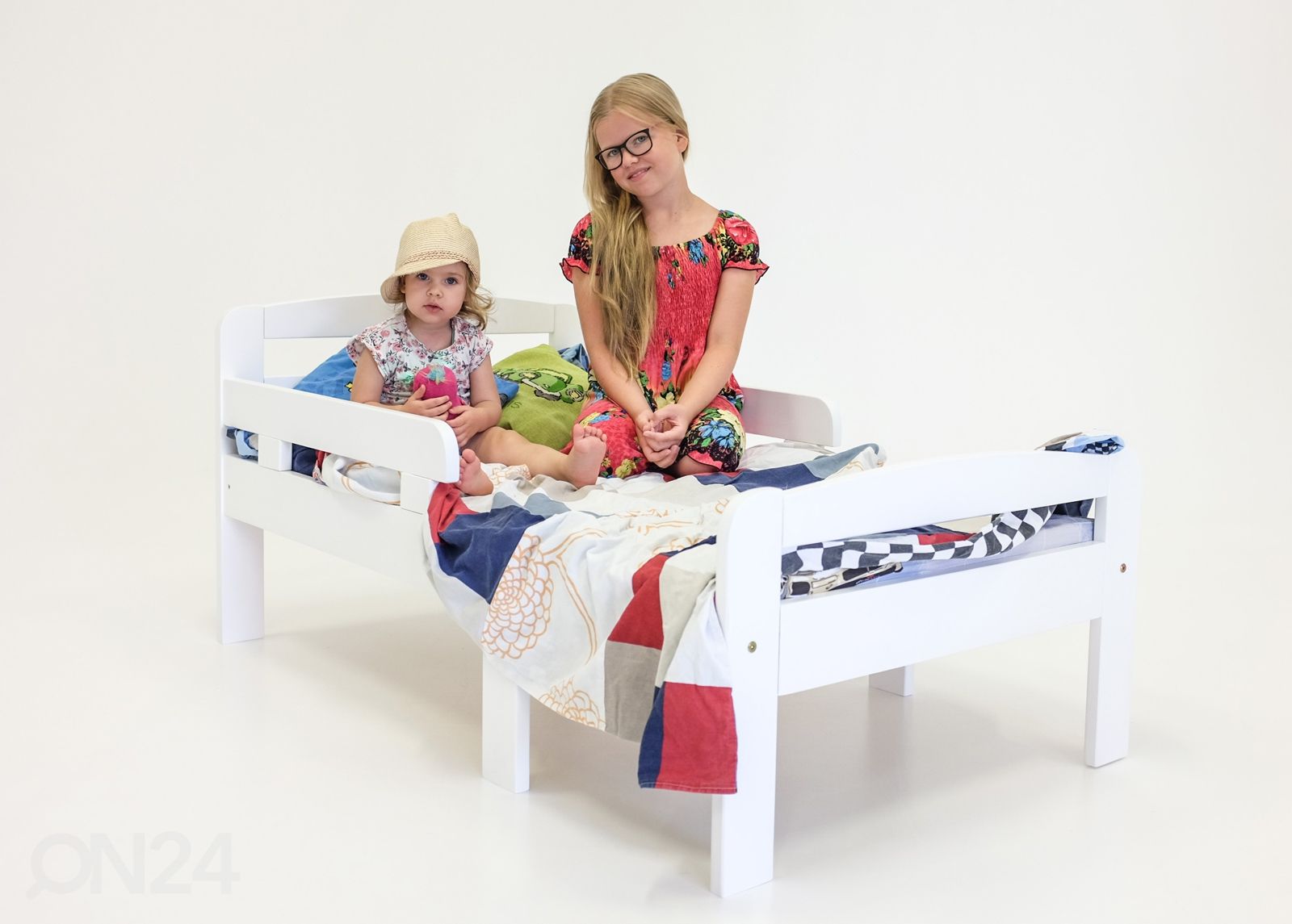 Pikendatav voodi Kiku 75x100+42+42 cm suurendatud