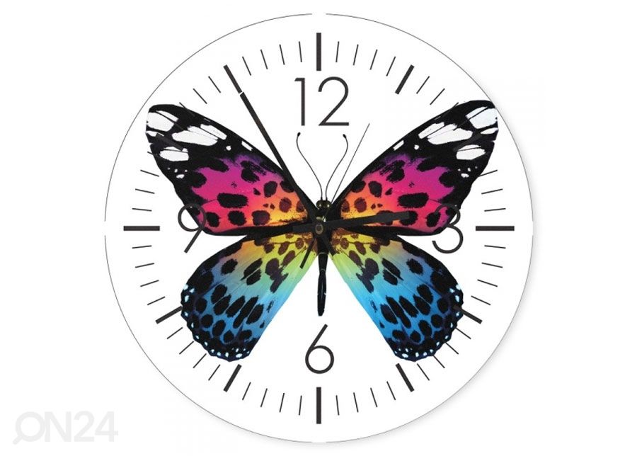 Pildiga seinakell Butterfly suurendatud