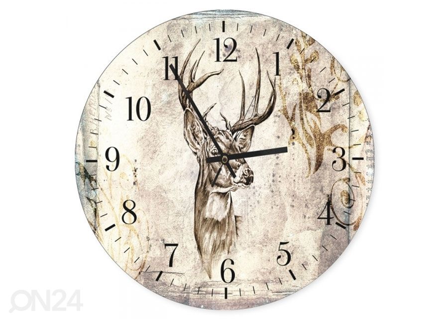 Pildiga seinakell Deer 4 suurendatud