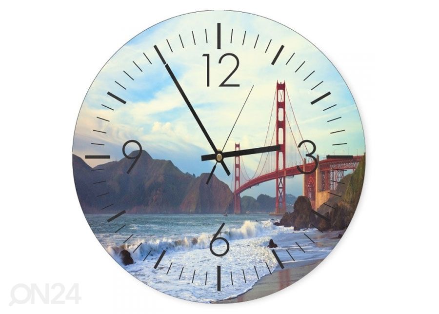 Pildiga seinakell Golden Gate suurendatud