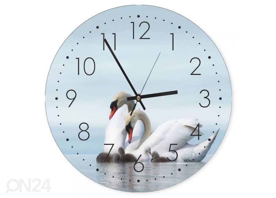 Pildiga seinakell Swan family 1 suurendatud