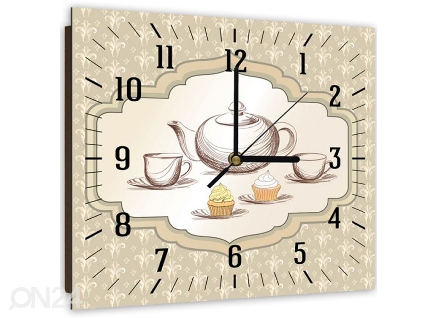 Pildiga seinakell Tea time 1 suurendatud
