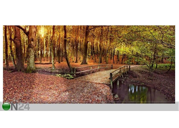 Pilt Autumn Forest 88x40 cm suurendatud