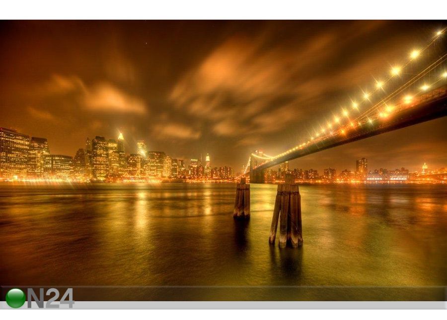 Pilt Brooklyn Bridge - New York 64x40 cm suurendatud
