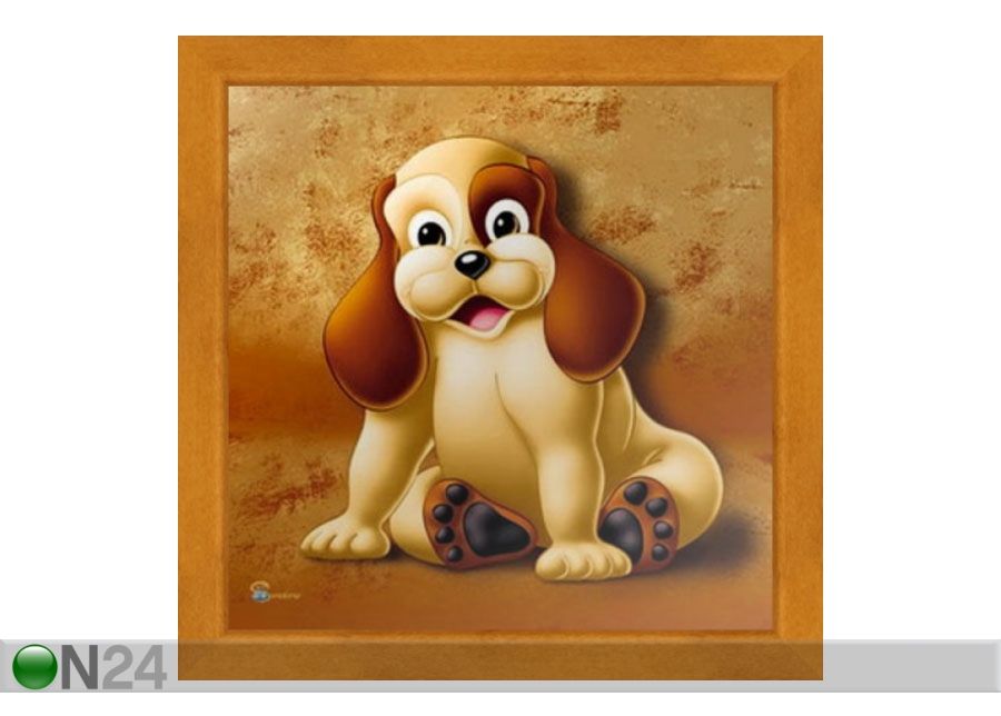Pilt Children - Dog 16x16 cm suurendatud