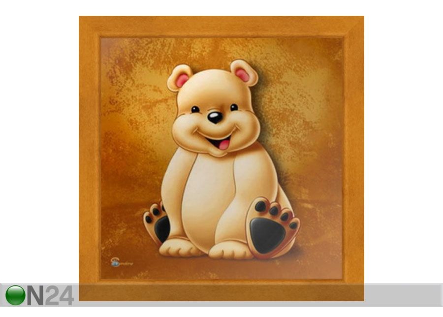 Pilt Children - White Bear 16x16 cm suurendatud
