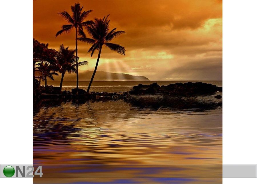 Pilt Dreamy Sunset 124x120 cm suurendatud