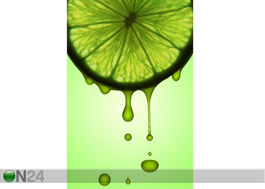 Pilt Drops of Juice Falling Lemon 130x195 cm suurendatud