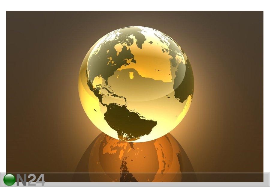 Pilt Earth, Abstract 3d Illustration 75x50 cm suurendatud