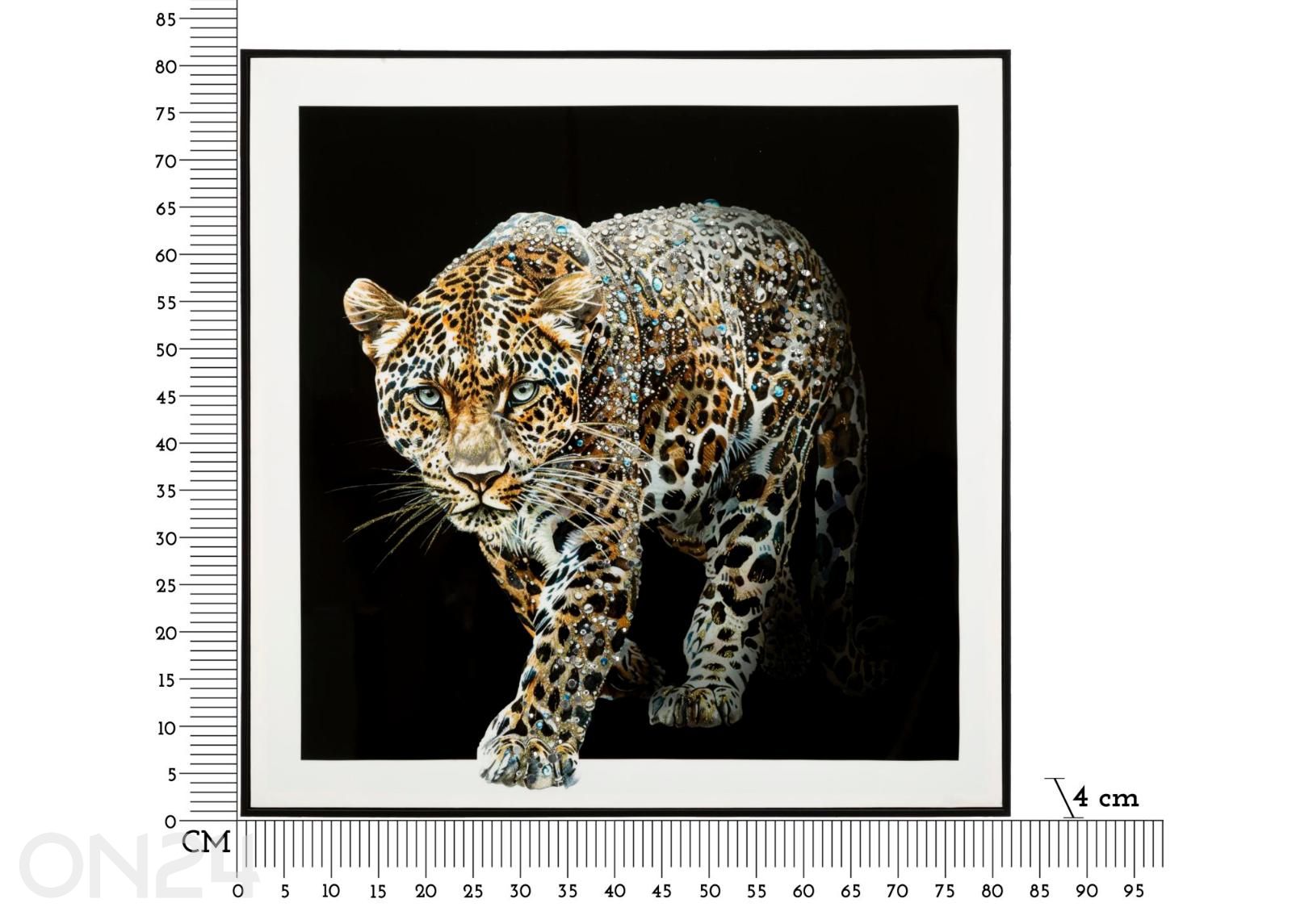 Pilt Jaguar 82x82 cm suurendatud mõõdud