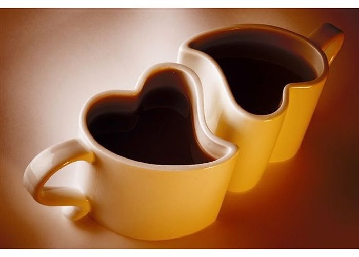 Pilt Love Cups of Coffee 105x70 cm suurendatud