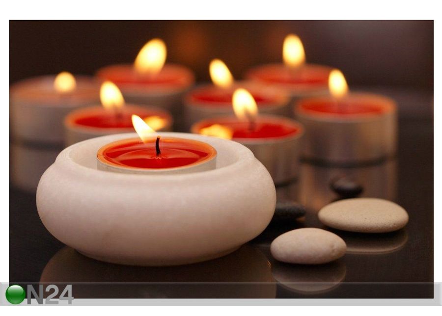 Pilt Many candles 91x60 cm suurendatud