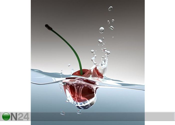 Pilt Splash Cherry 70x77 cm suurendatud