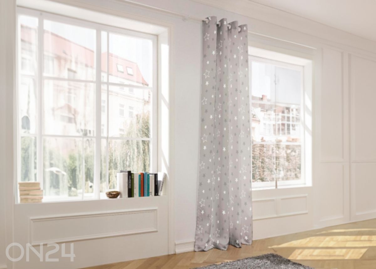 Pimendav kardin 7425 Starry 135x235 cm suurendatud
