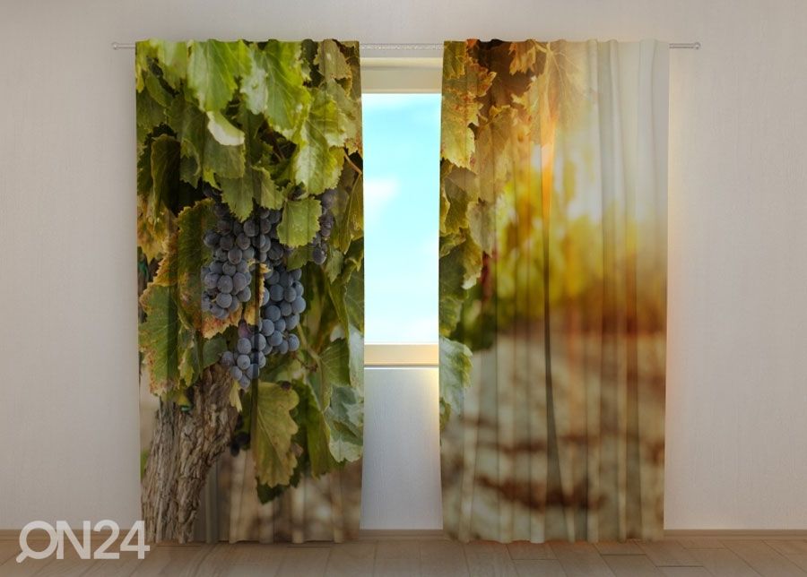 Pimendav kardin Autumn Grapes 240x220 cm suurendatud