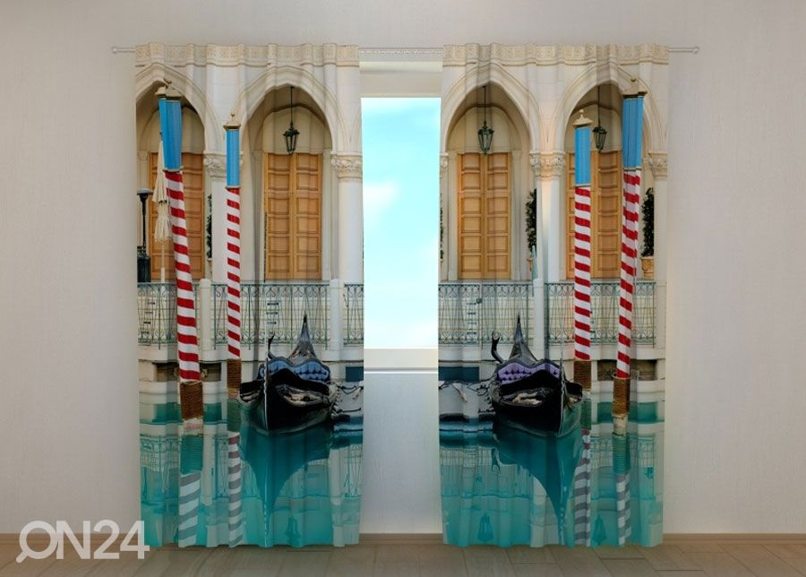 Pimendav kardin Beautiful Venice 240x220 cm suurendatud