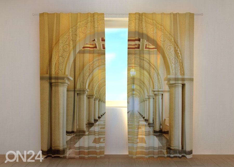 Pimendav kardin Beautiful walkway 240x220 cm suurendatud