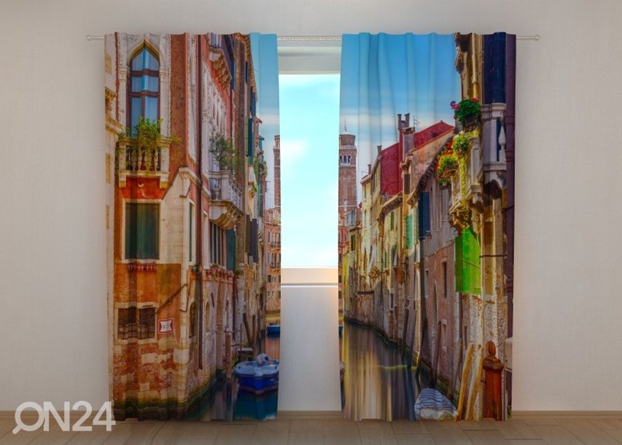 Pimendav kardin Canal of Venice suurendatud