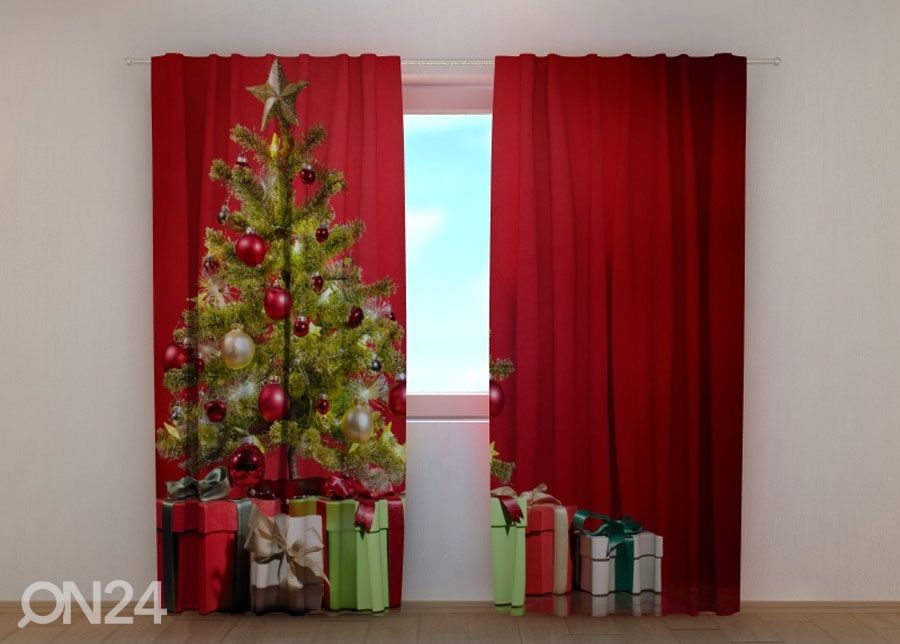 Pimendav kardin Christmas Surprise 240x220 cm suurendatud
