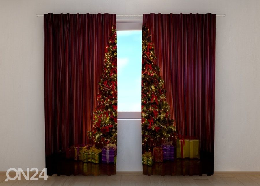 Pimendav kardin Christmas Tree 240x220 cm suurendatud
