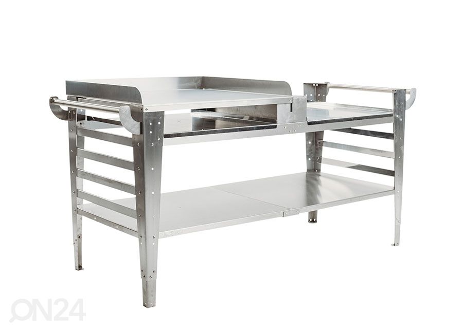 Pitsaahju aluslaud Baso-Inox-XL suurendatud