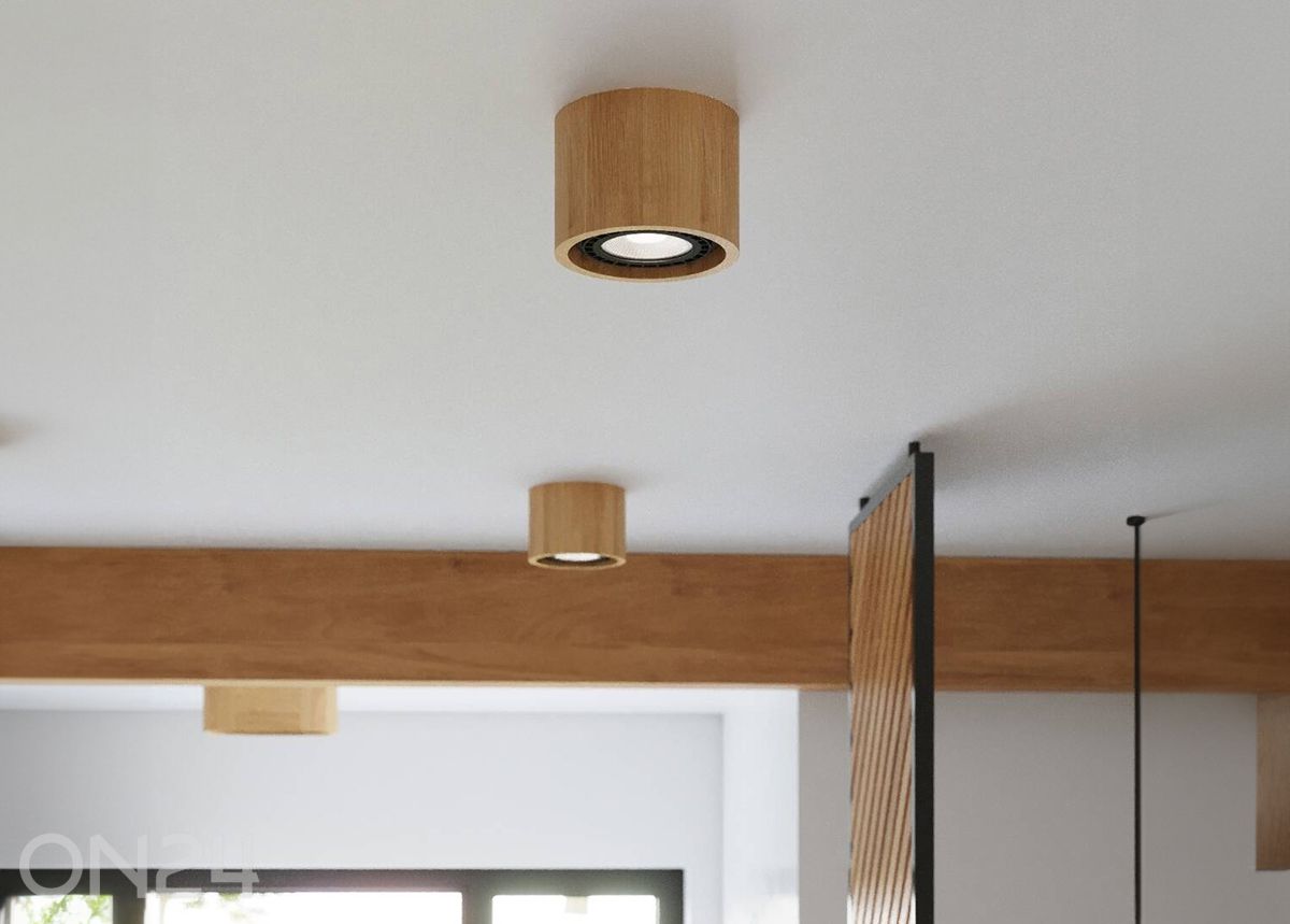 Plafond Basic 1, naturaalne puit suurendatud