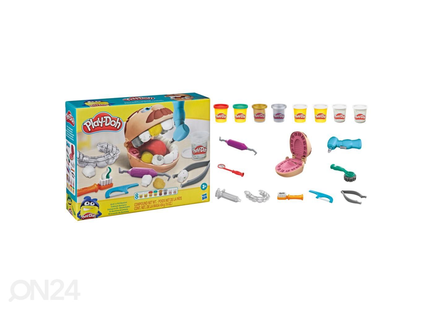 Play-Doh Drill and Fill, hambaarst suurendatud