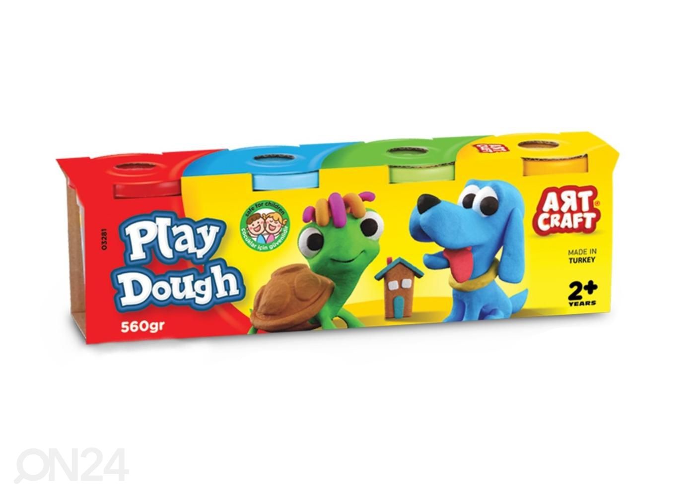 Play Dough voolimismass 4x140 g suurendatud