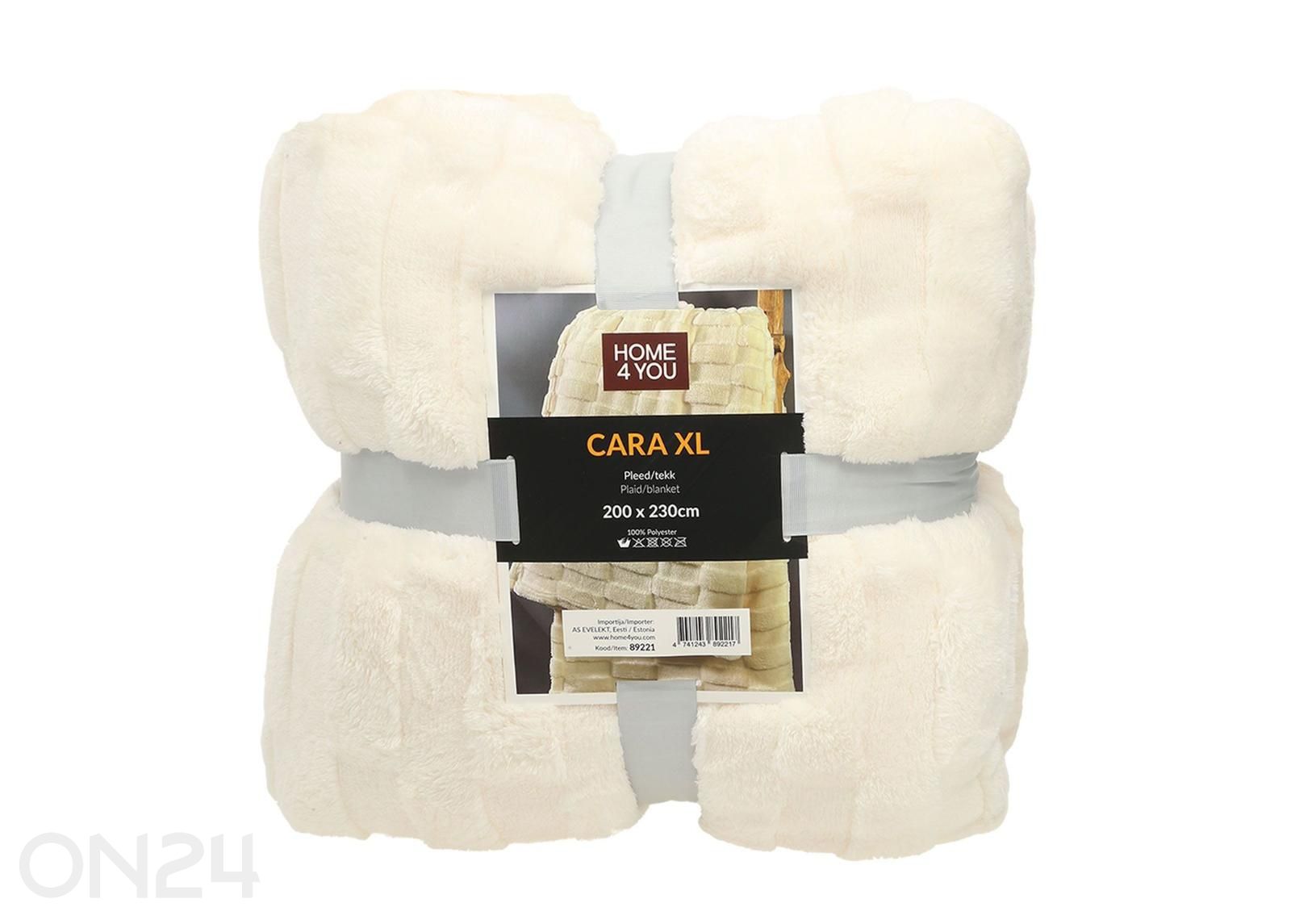 Pleed Cara XL 200x230 cm suurendatud