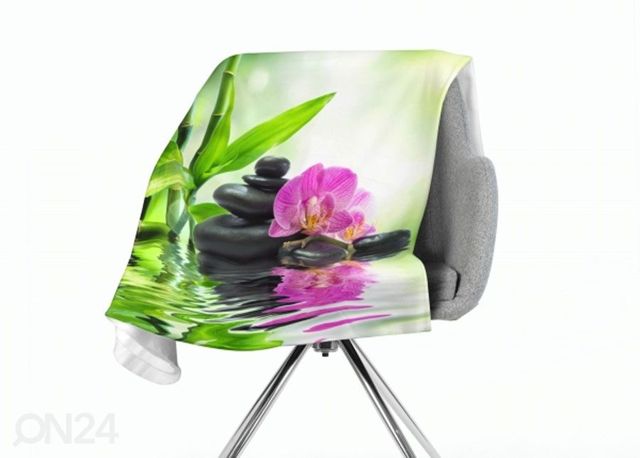 Pleed Orchids and Sun 130x150 cm suurendatud