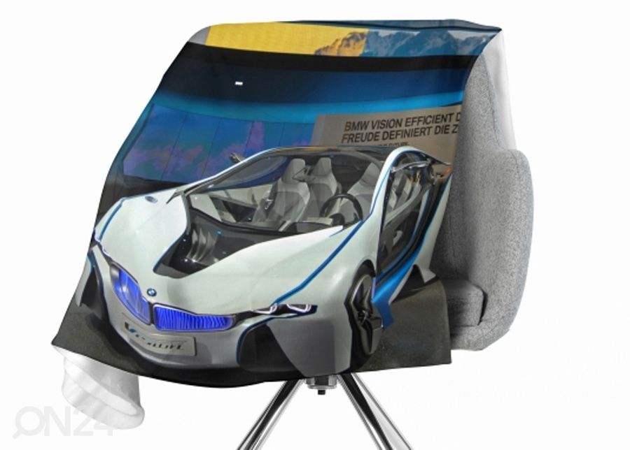 Pleed White Supercar 130x150 cm suurendatud