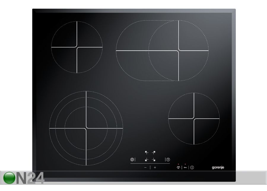 Pliidiplaat Gorenje suurendatud