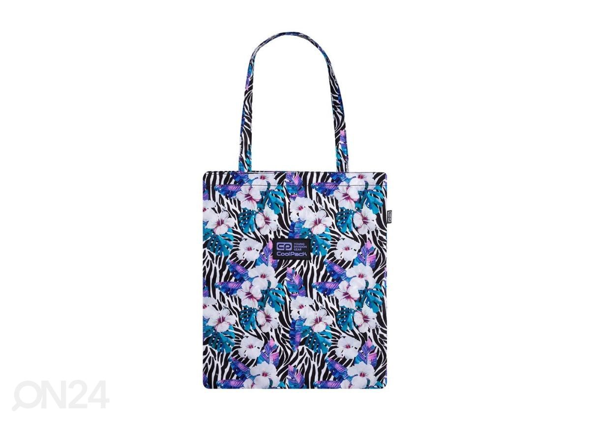 Poekott CoolPack Flower Zebra 41x35 cm suurendatud