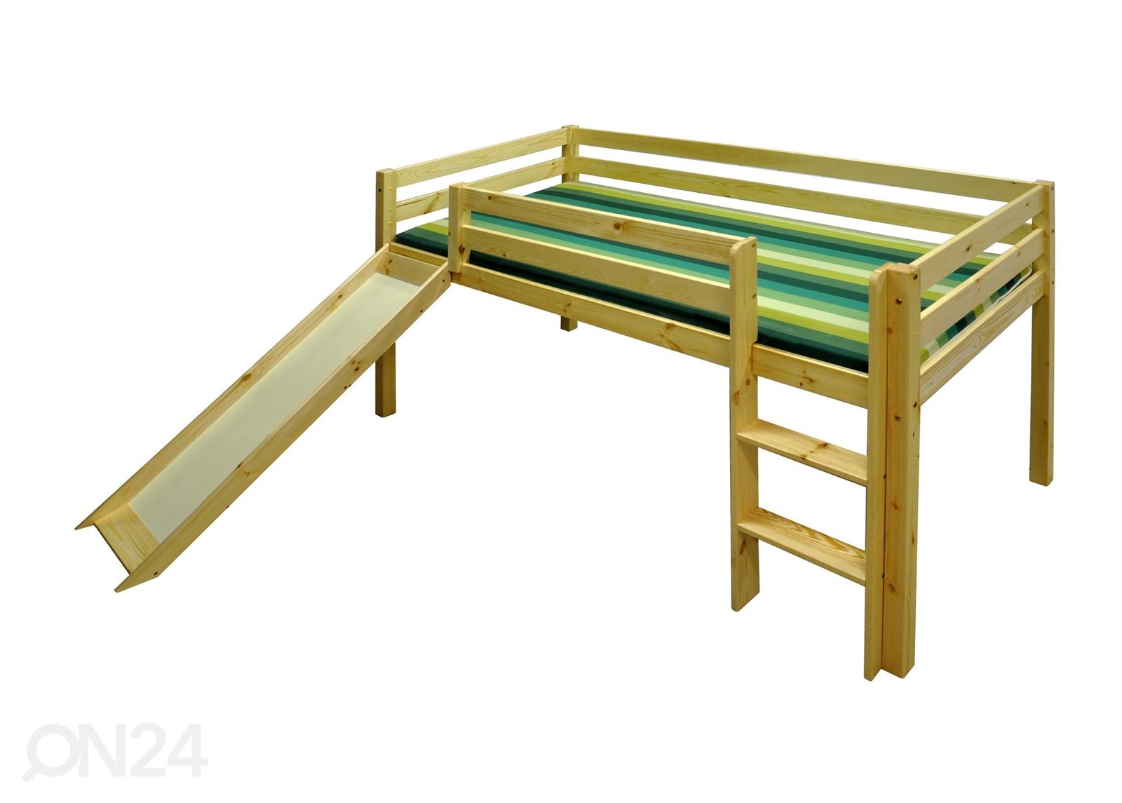Poolkõrge narivoodi 90x200 cm suurendatud