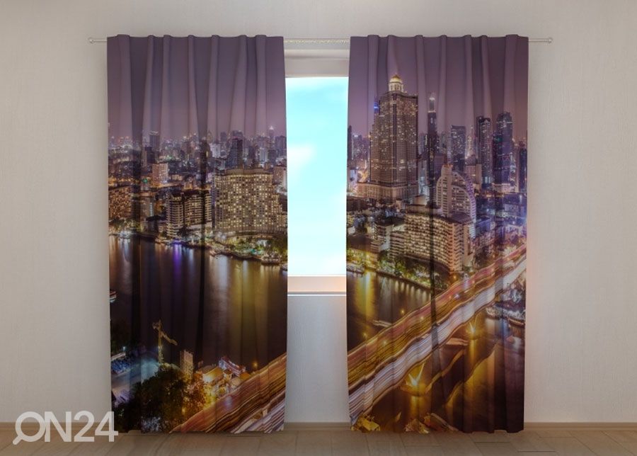 Poolpimendav kardin Bangkok city 240x220 cm suurendatud