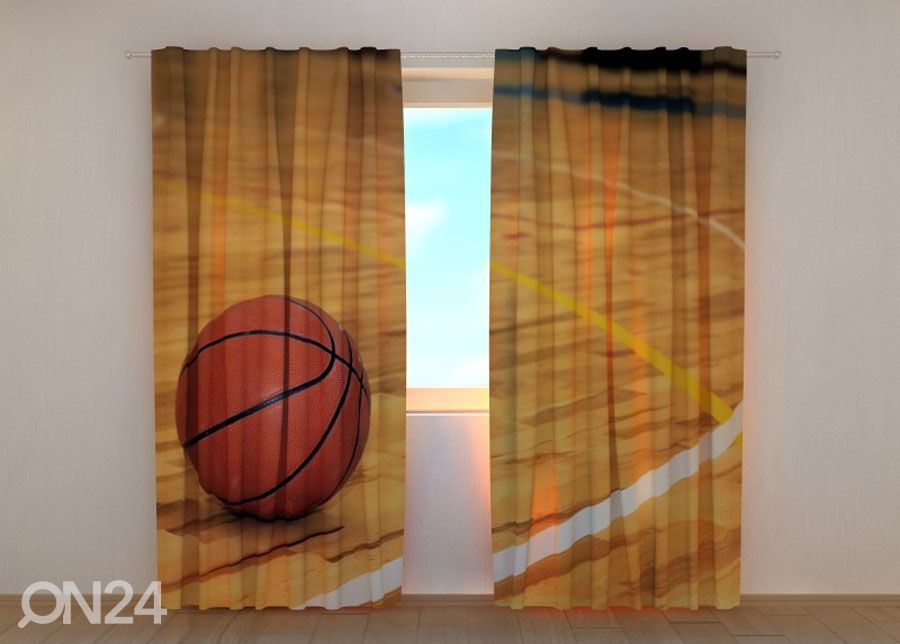 Poolpimendav kardin Basketball 240x220 cm suurendatud