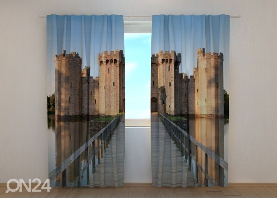 Poolpimendav kardin Bodiam Castle 240x220 cm suurendatud
